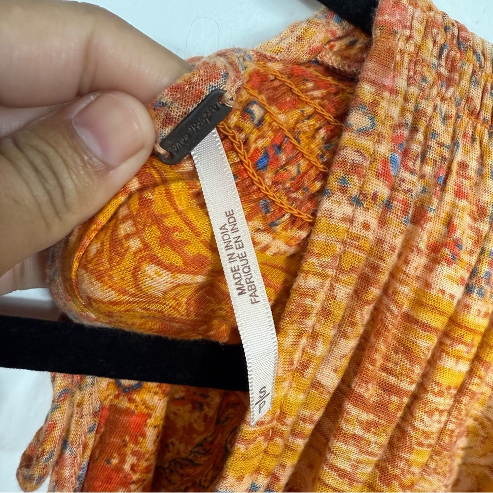 Free People Next Vacation Boho Top Small - Picture 3 of 7